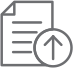 Document featuring an upward-pointing arrow, symbolizing growth or progress in a professional contex.